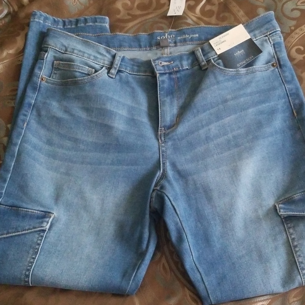 NWT NY&C Soho Ankle legging, size 14